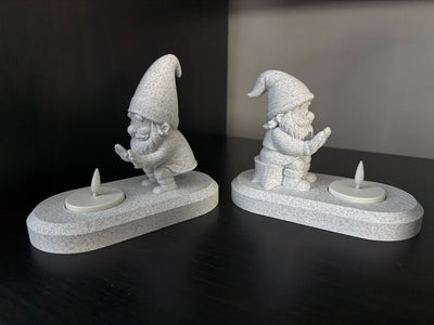 Gnome LED tea light holder